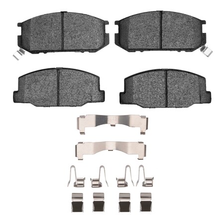Dynamic Friction Co 3000 Semi-Metallic Brake Pads Hardware Kit, Low Dust, 100% Copper Free, 100% Asbestos-free, Front 1311-0245-01
